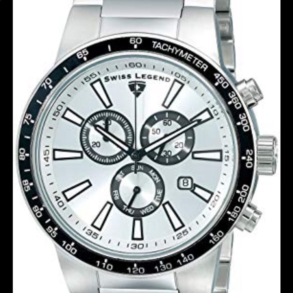 Swiss Legend Endurance Stainless Steel Watch, Mens